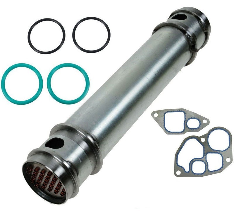 Auto Parts Prodigy Oil Cooler with Gasket and Seal Kit for 1994-2003 Ford F250 F350 F450 F550 E350 E450 E550 7.3L Super Duty Powerstroke Diesel Engines Replaces# 1C3Z-6A642-AA - Image 1